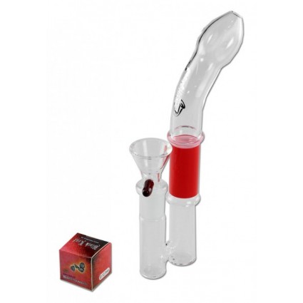 Saxobong Glass Bong red